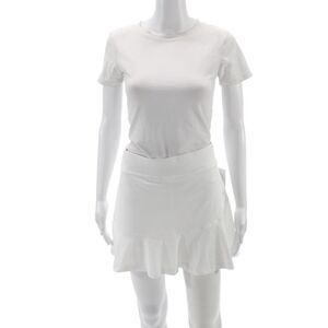 Sofibella Womens Flare Skort White Short Size XL